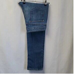 Old Navy Ultra Low Waist Skinny Blue Denim Jeans Womens Size 12